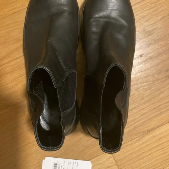 Padrone Made In Japan Chelsea Vibram Black Boots